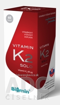 BIOMIN VITAMIN K2 KAPSULY                          1X60 KS