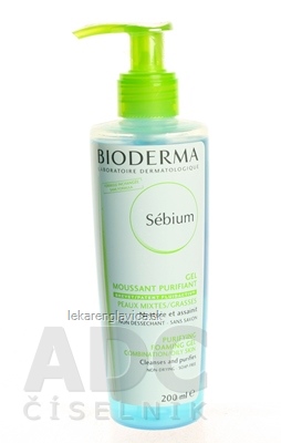 BIODERMA SÉBIUM GEL MOUSSANT S PUMPOU 1X200 ML