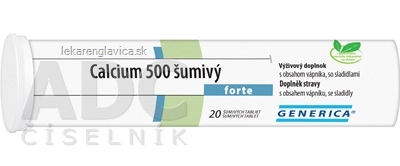 GENERICA CALCIUM 500 FORTE SUMIVE TABLETY 1X20 KS