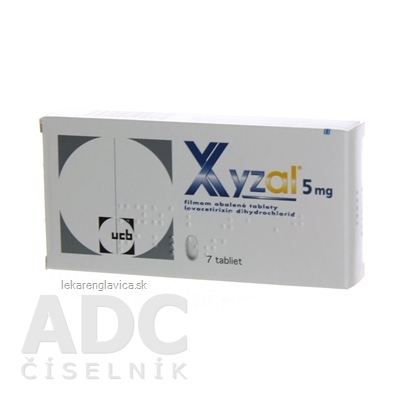 XYZAL TABLETY 5MG 7 KS