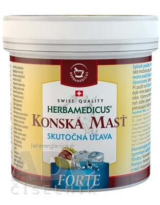 KONSKÁ MASŤ FORTE CHLADIVÁ 1X250 ML