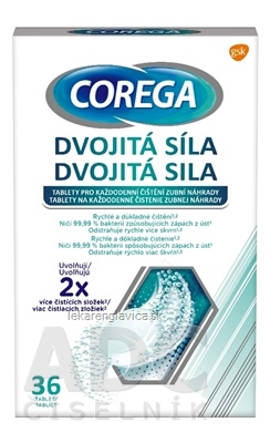 COREGA DVOJITA SILA 36KS CISTIACE TABLETY 1X36 KS