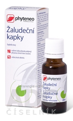 PHYTENEO ŽALÚDOČNÉ KVAPKY 1X20 ML