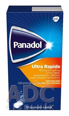 PANADOL ULTRA RAPIDE šumivé tablety 12 ks