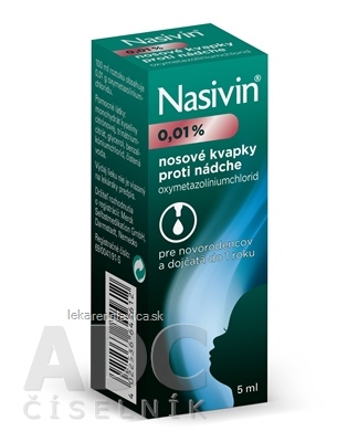NASIVIN 0,01 % Nosové kvapky  1x5 ml
