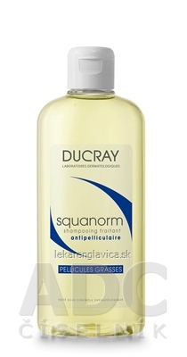 DUCRAY SQUANORM - PELLICULES GRASSES 200 ML (SAMPON NA MASTNE LUPINY)