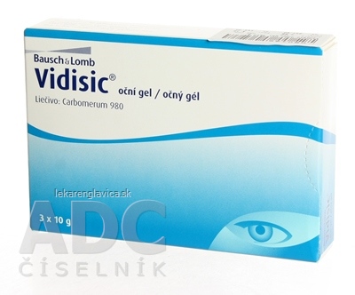 VIDISIC OČNÝ GÉL 3X10 G