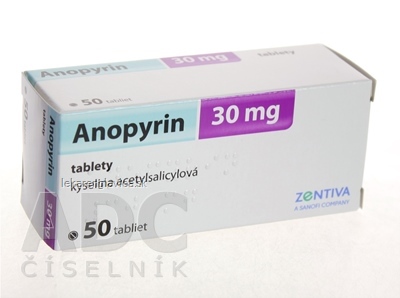 ANOPYRIN 30 MG TABLETY 50X30 MG