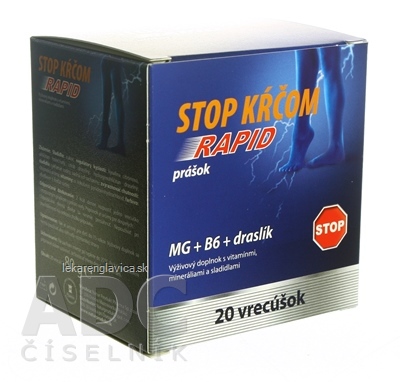 ZDROVIT STOP KŔČOM RAPID PRÁŠOK 1X20 VRECÚŠOK