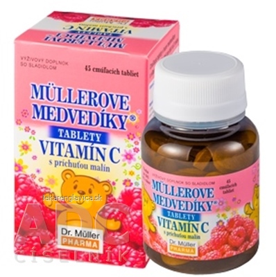 MULLEROVE MEDVEDIKY - VITAMIN C                    S PRICHUTOU MALIN 1X45 KS