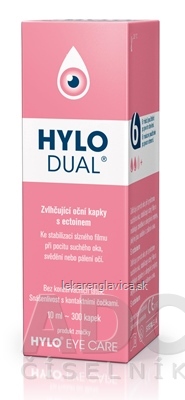 HYLO DUAL 10ML ZVLHCUJUCE OCNE KVAPKY