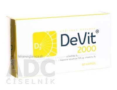 DEVIT 2000 KAPSULY 1X60 KS