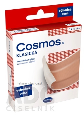 COSMOS KLASICKA VODE ODOLNA NAPLAST 1KS 1M X 8CM, VYHODNA CENA, 1X1 KS