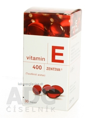 VITAMIN E 400 MG ZENTIVA 1X30 KS