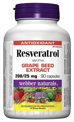  RESVERATROL WEBBER NATURALS 90KS CPS