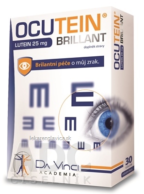 OCUTEIN BRILLANT LUTEÍN 25 MG-DA VINCI KAPSULY 1X30 KS
