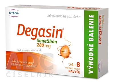 DEGASIN 280 MG 32KS CPS MOL 24+8 NAVYSE (32 KS)