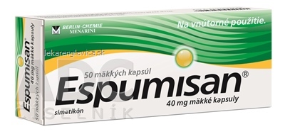 ESPUMISAN KAPSULY 40 MG 1X50 KS