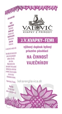 VALOVIC KVAPKY - FEMI NA ČINNOSŤ VAJEČNÍKOV  1X50 ML