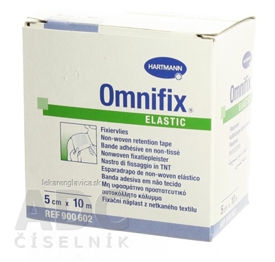 OMNIFIX ELASTIC HYPOALERGÉNNA NÁPLASŤ FIXAČNÁ Z NETKANÉHO TEXTILU 