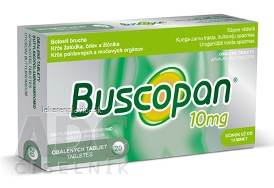 BUSCOPAN 10 MG TABLETY 1X20 KS